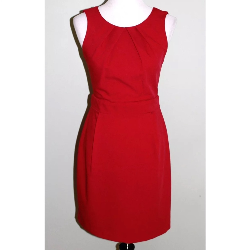 Lulu's Dress Size M Red Black Lace Cocktail